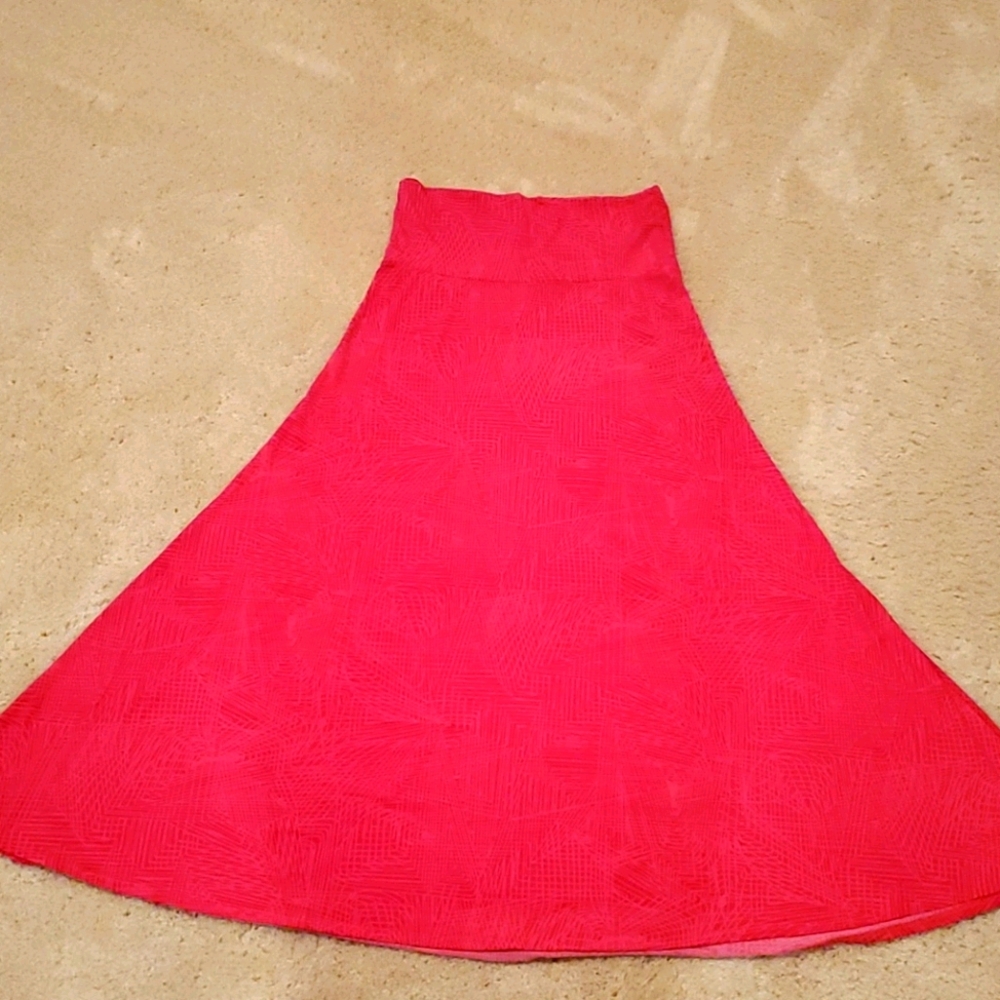 Lularoe maxi skirt/dress M pink